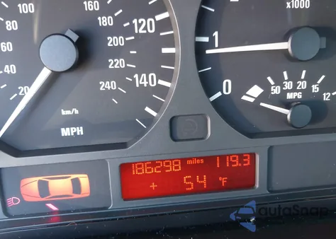 2000 BMW 323I from USA, damaged, VIN WBAAM3338YKC65796